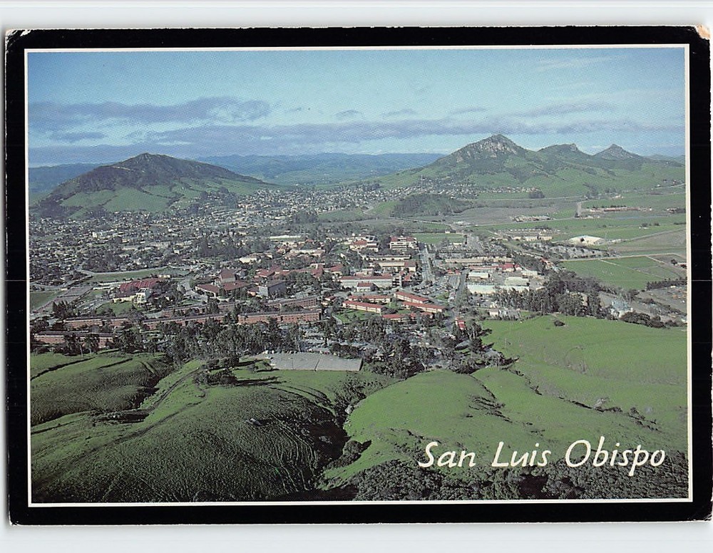 Postcard View of San Luis Obispo California USA