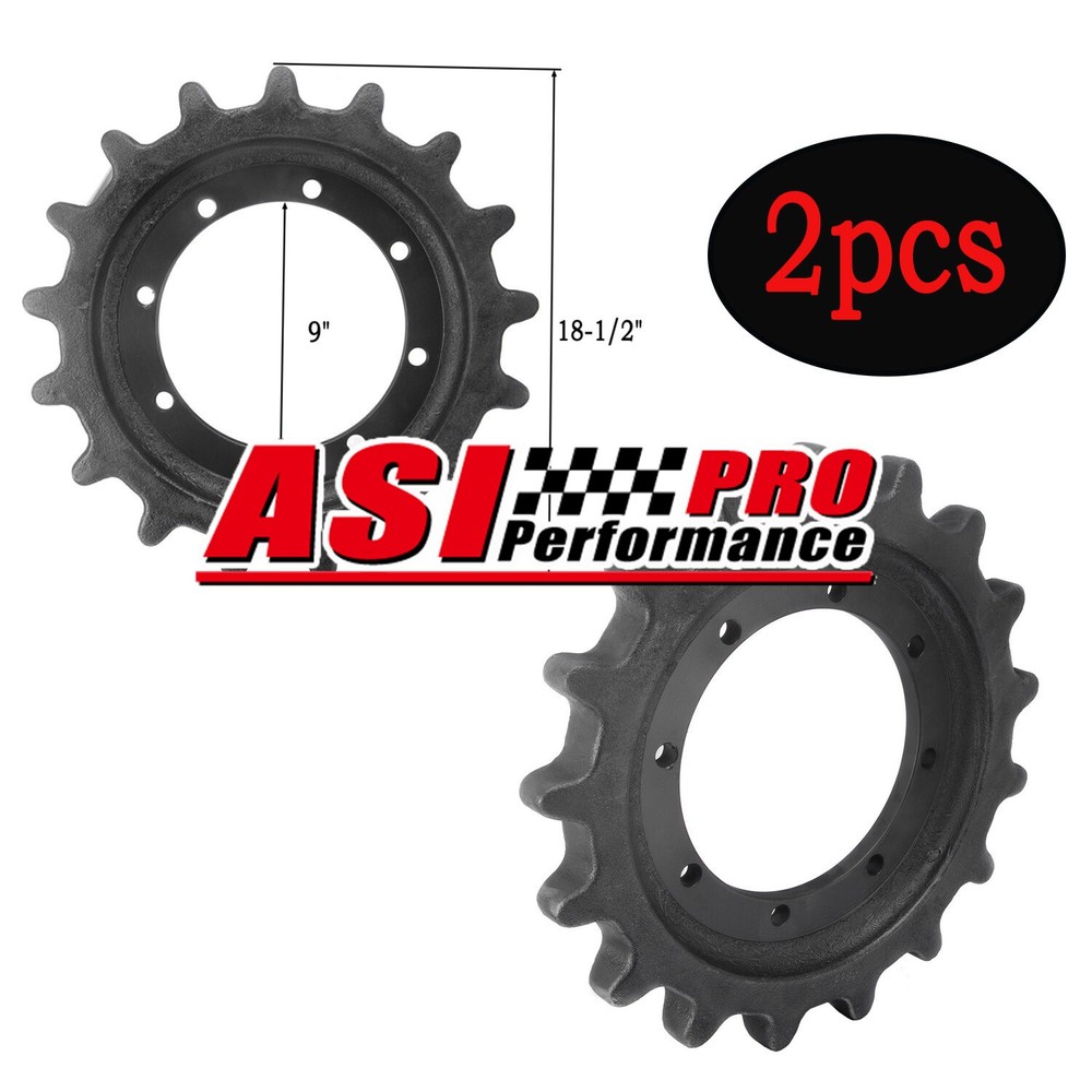 2pcs Drive Sprocket For New Holland C185 C190 C237 C332 C345 C337 C245 47378993