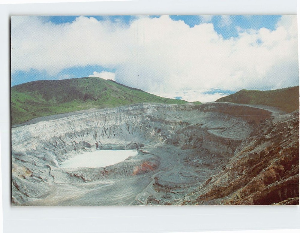 Postcard Poas Volcano Costa Rica