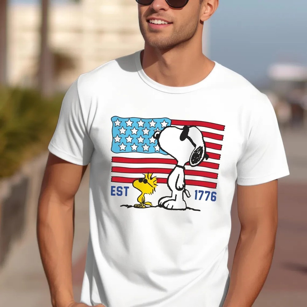 America 250th Anniversary Shirt, Patriotic Snoopy Tee, Funny 4th Of July Shirt