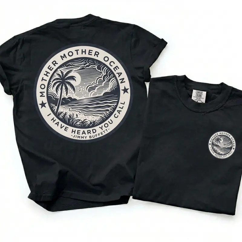Mother Ocean Comfort Colors T-Shirt Beach Vibes Vintage Unisex Tee