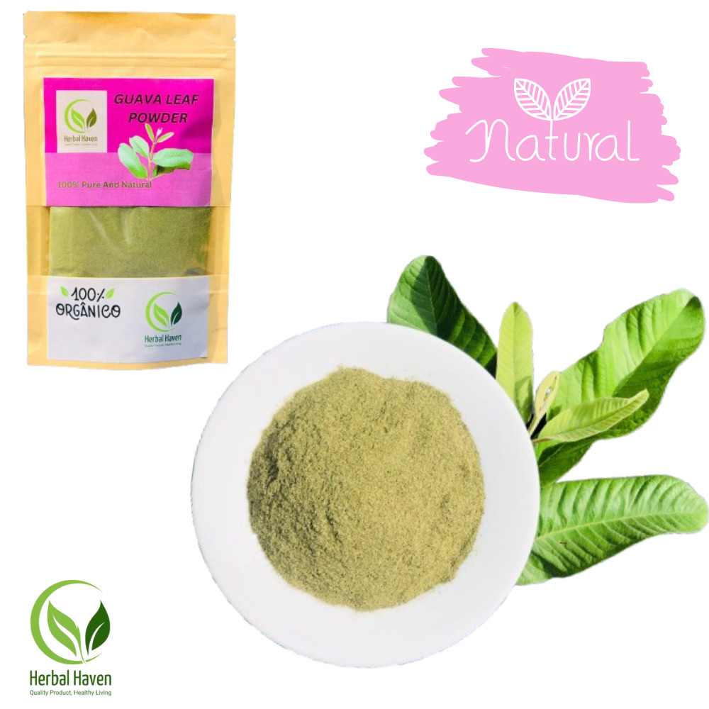 Dried Guava Leaves Ground Powder 100% Natural Organic Pure Herbal Tea Skin Care