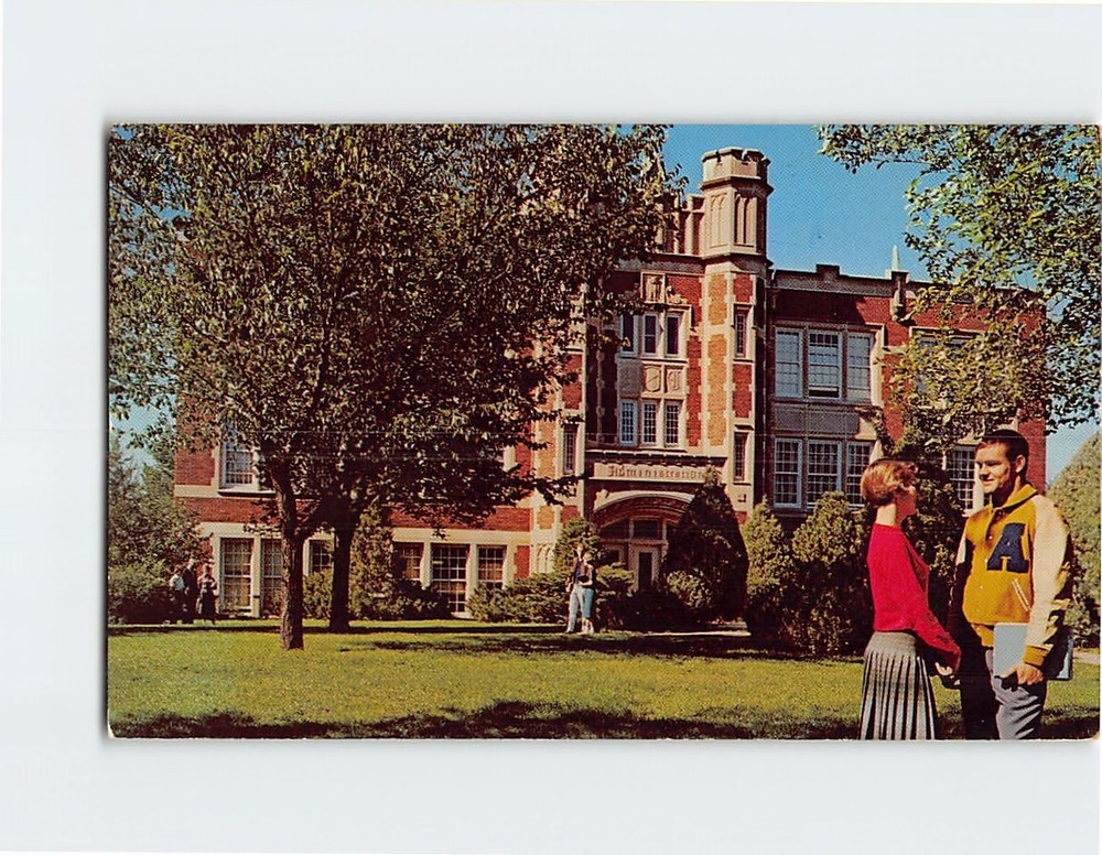 Postcard Administration Building Augustana College Sioux Falls South Dakota USA