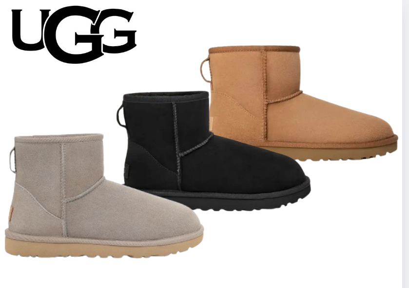 【Extra 30%OFF】UGG Classic Mini Boots Women Sheepskin Wool Water Resistant