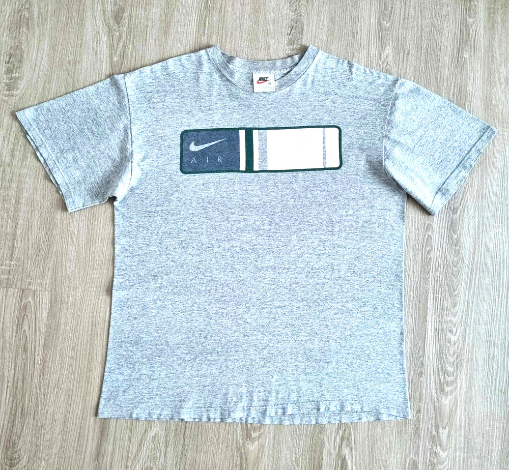 Vintage 90s NIKE AIR MAX Shirt L Box Logo Swoosh Sneakers Jordan Supreme Dunk SB