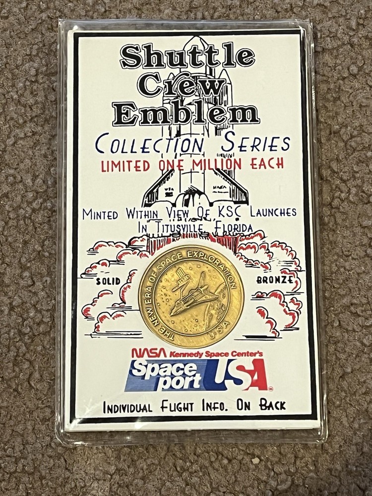 Space Shuttle Crew Emblem Sts7 Challenger June 18Th 1983 Kennedy Space Centre