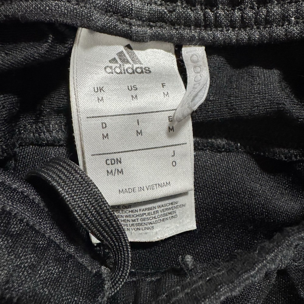 Adidas Men’s Tiro 17 Track Pants Black Tapered Ankle Zip Pockets Size Medium