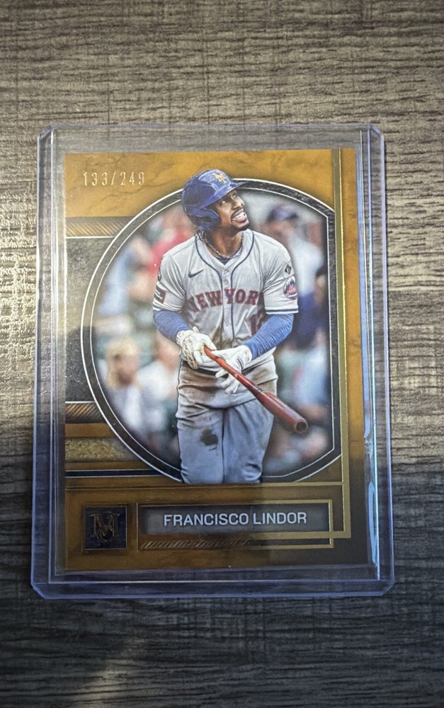 2025 Topps Museum Collection - Francisco Lindor #93 Gold /249