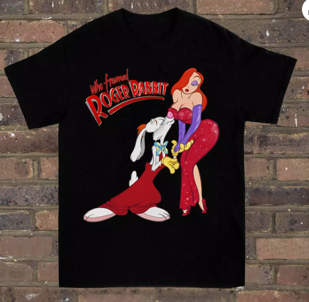 Who Framed Roger Rabbit Funny T-Shirt Single Sided Design