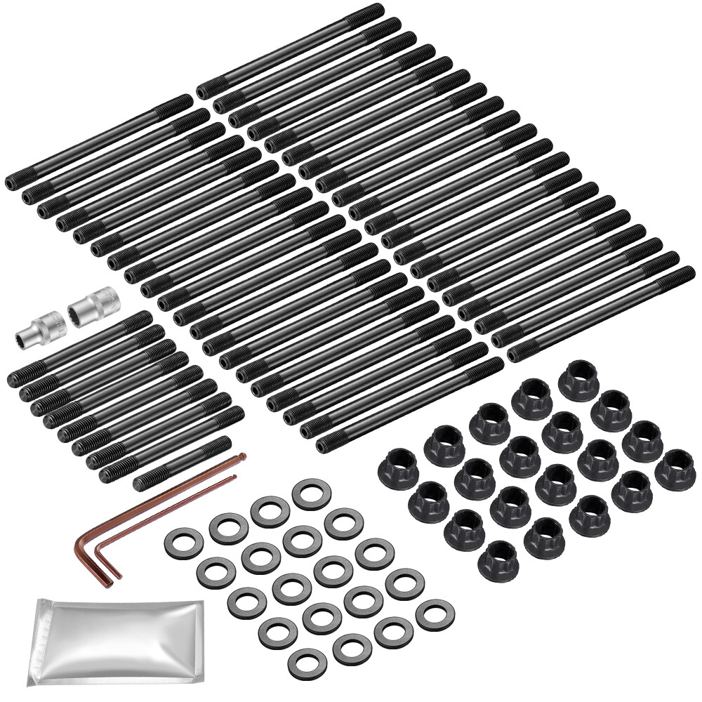Cylinder Head Stud Kit For 2011-2019 Ford F250 F350 Super Duty PowerStroke 6.7L