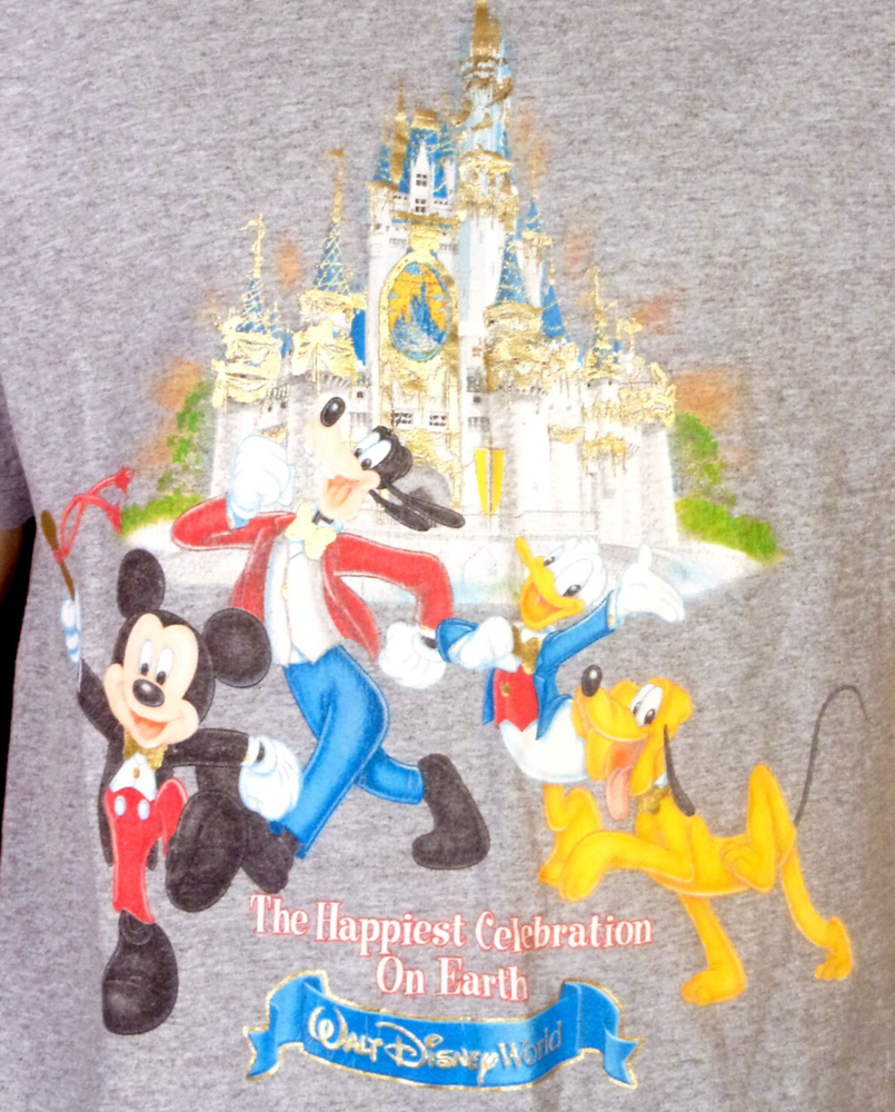 vintage 90s 00s Walt Disney World T-Shirt The Happiest Celebration on Earth L