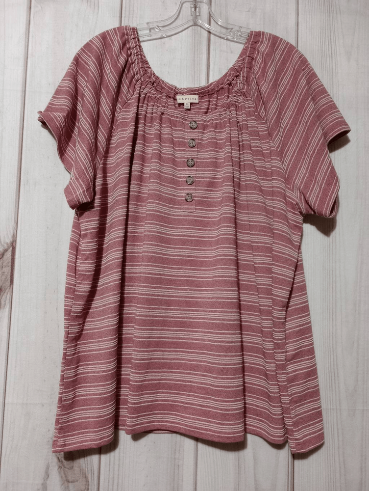 Retrology Shirt Ladies 3x Pink Short Sleeve