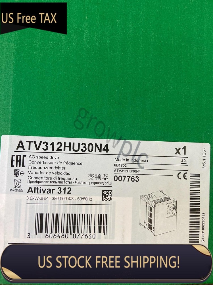 SCHNEIDER ELECTRIC # ATV312HU30N4 variable frequency speed drive