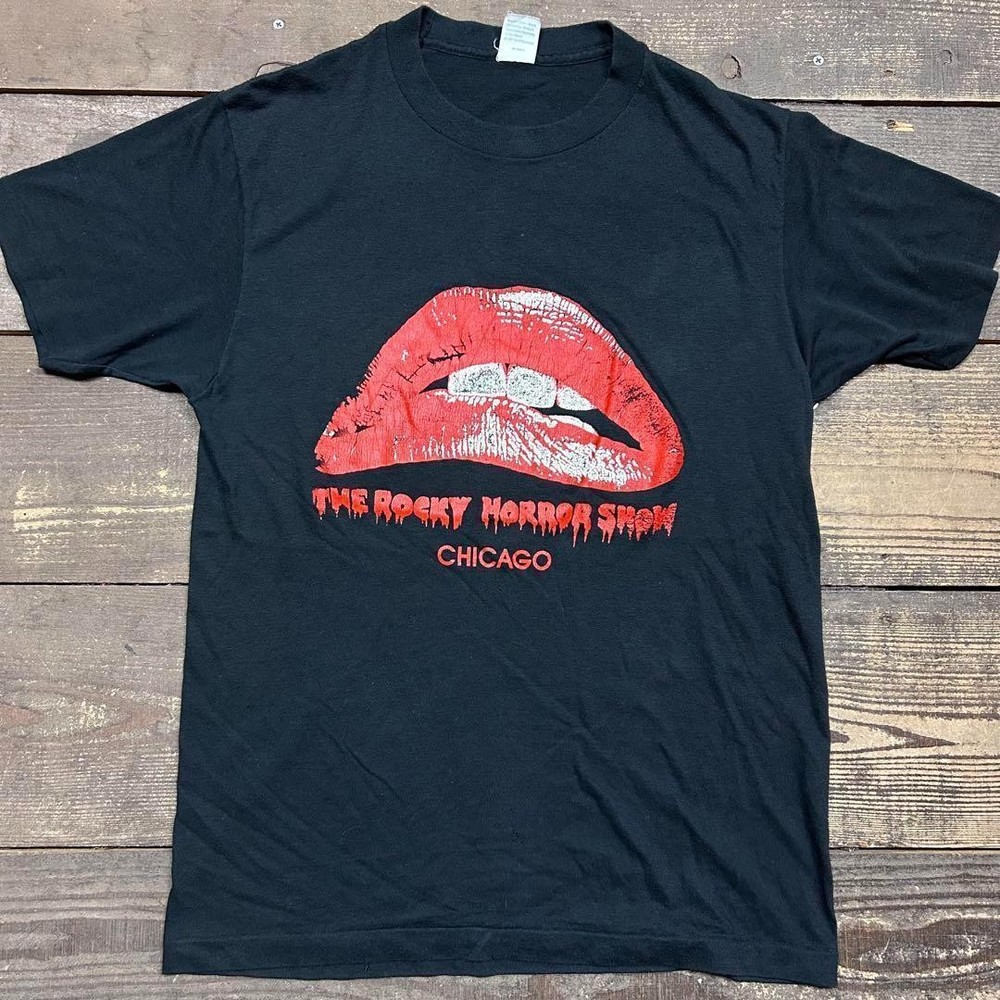 80S Rocky Horror Show Vintage T-Shirt Ched L Made In Usa