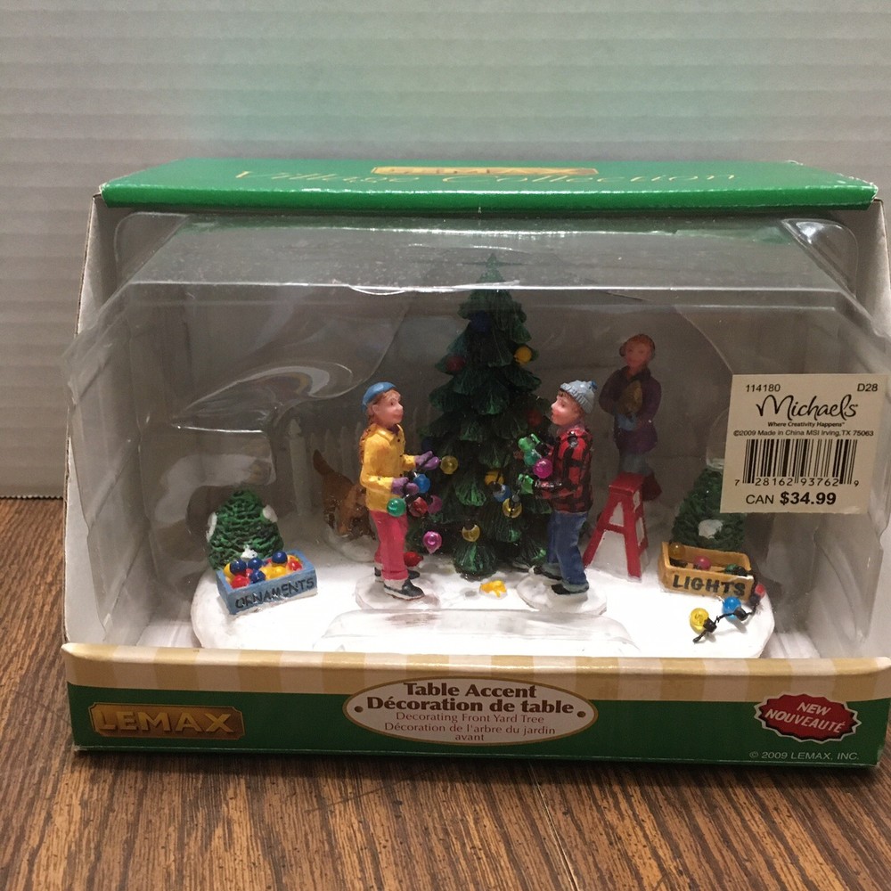 Lemax Village Front Yard Tree Table Accent for Christmas Decor-image