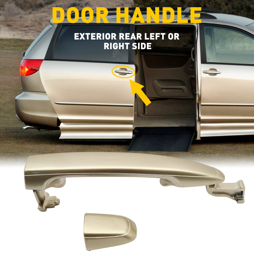 2004-2010 Toyota Sienna Sliding Door Exterior Handle Passenger or Driver Side