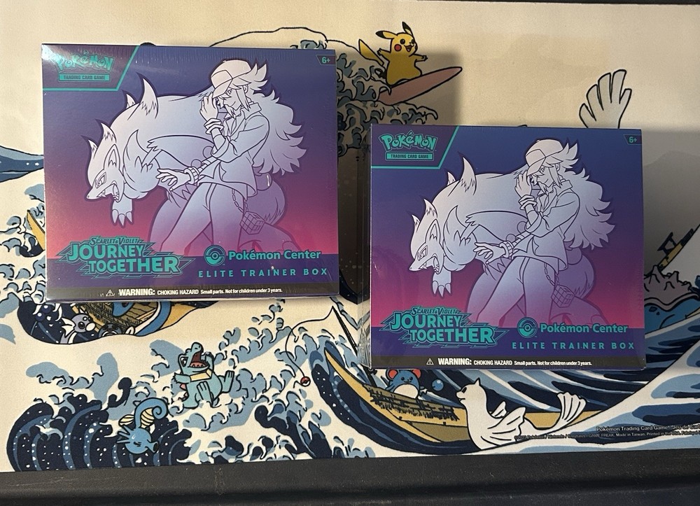 (2) Journey Together Pokemon Center Elite Trainer Box PC ETB Sealed