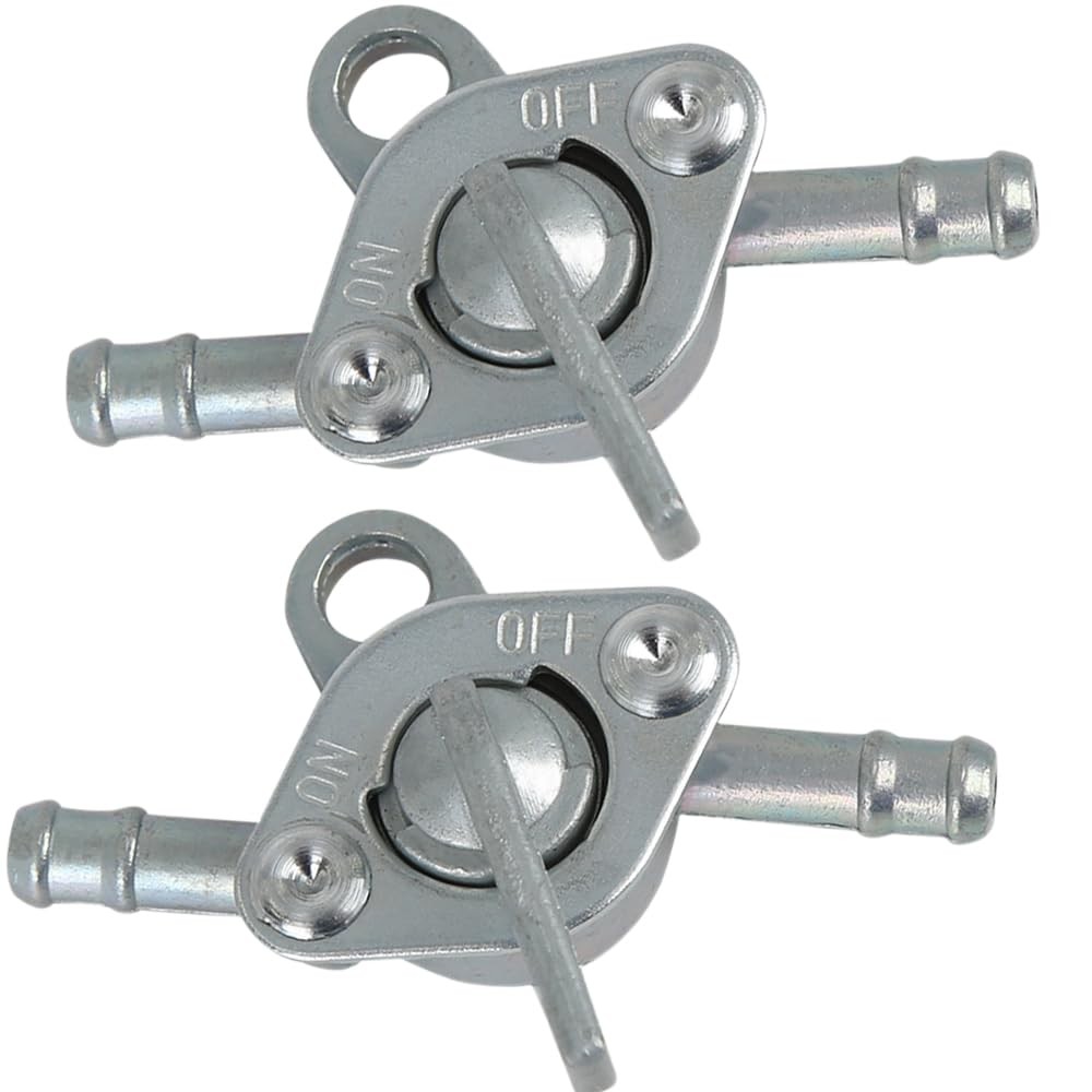 2Pcs 3/16 Inline Gas Fuel Petcock Shut Off Valve, Fuel Tank Tap Valve Petcock...