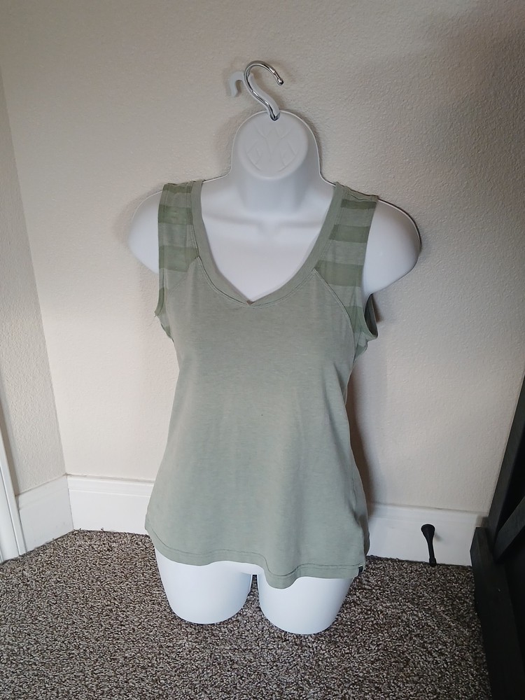 Mountain Hardwear Tank Top Women Size XS Green Pullover Sleeveless