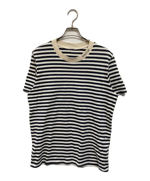mesh crew neck cut and sew