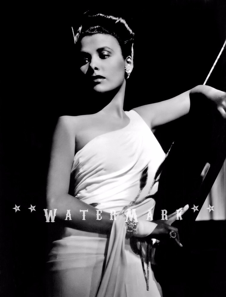 Lena Horne 1945 Promotional BW Photo Jazz Pop Singer Vintage Poster Print Art