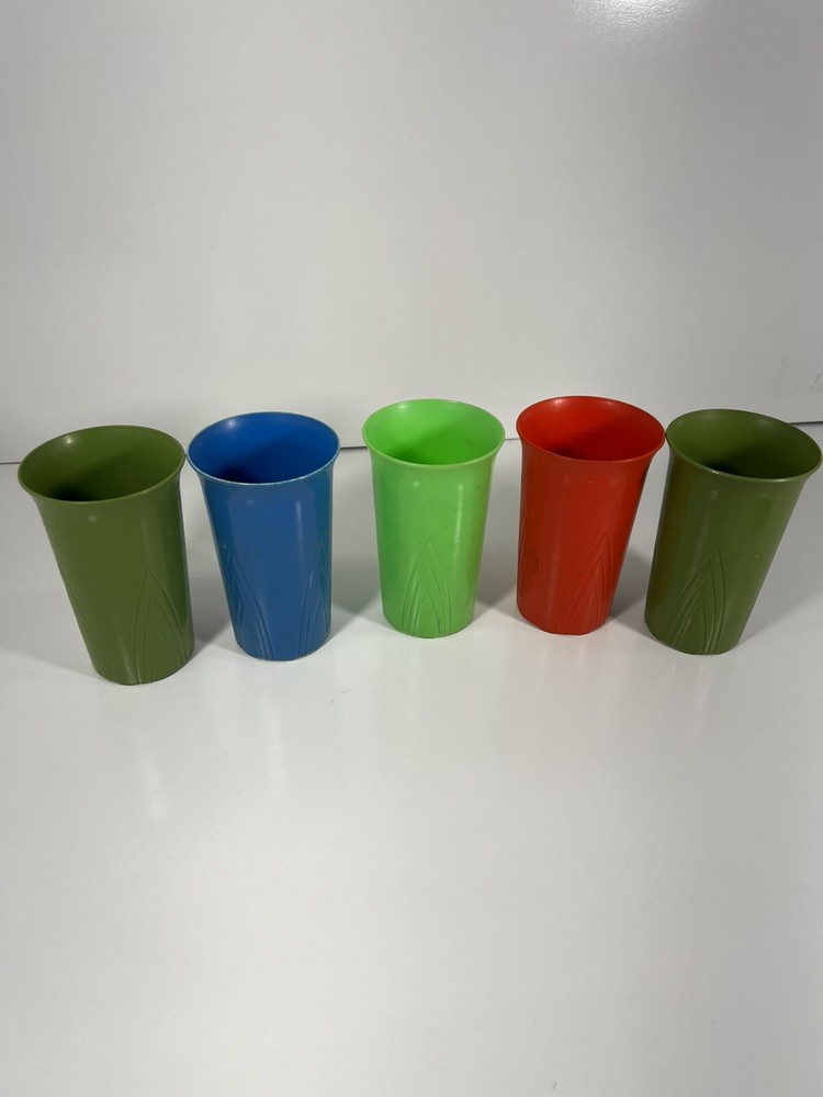 Vintage Stanley 5-Cup Stackable Set with 10 Oz Retro Cups