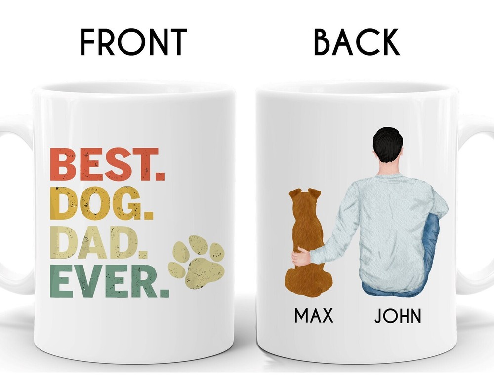 Personalized Irish Terrier Mug Irish Terrier Dad Mug Irish Terrier Lover Mug
