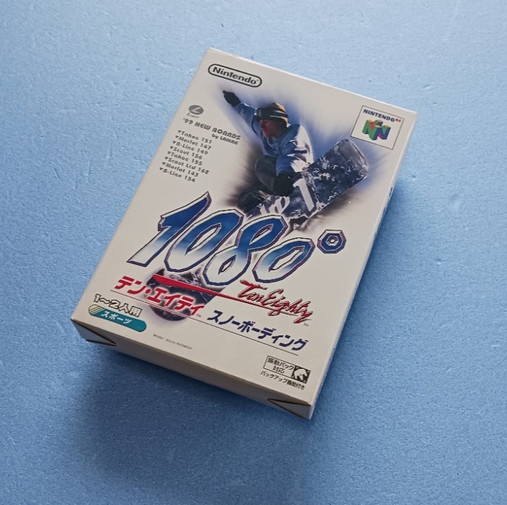 1080 TenEighty Snowboarding Nintendo 64 N64 Japan CIB Complete Tested Working