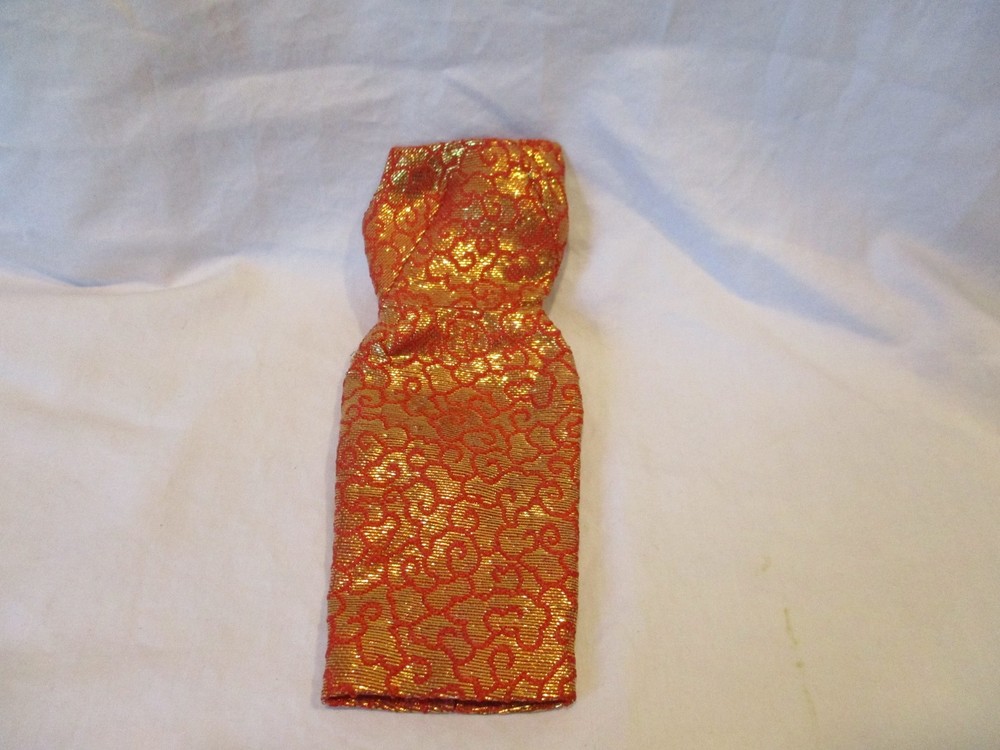 vintage Mattel Barbie doll Golden Elegance outfit #992 sheath dress