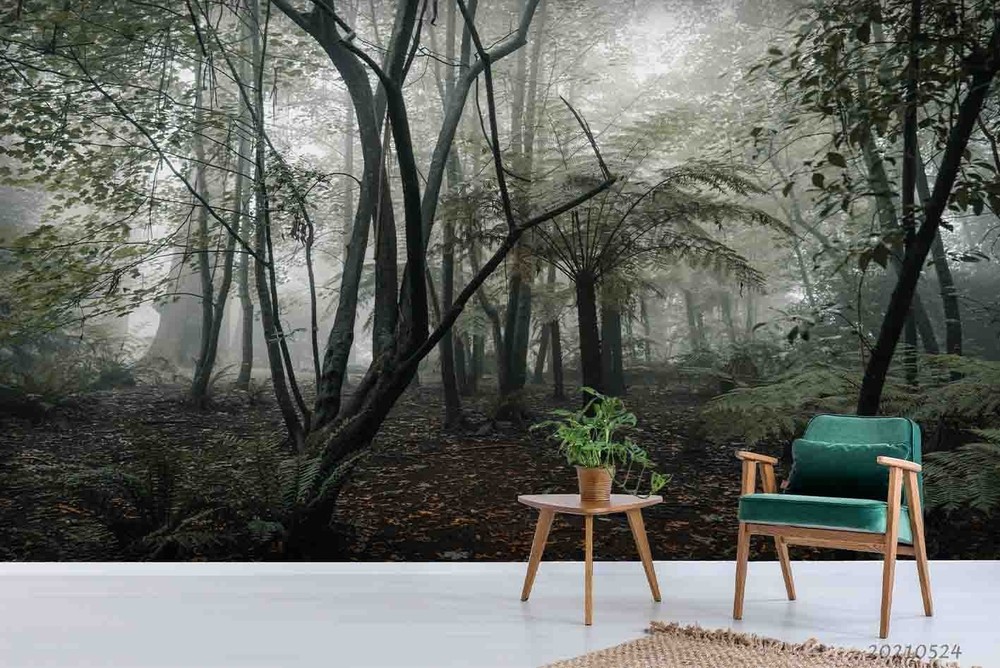 3D Forest Plants Landscape Wall Murals Wallpaper Murals Wall Sticker