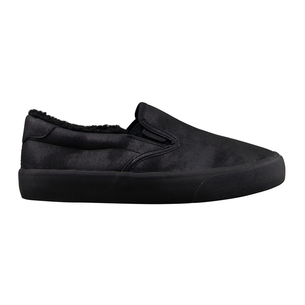Lugz Clipper LX Fleece WCLPLXFD-001 Womens Black Lifestyle Sneakers Shoes 9.5