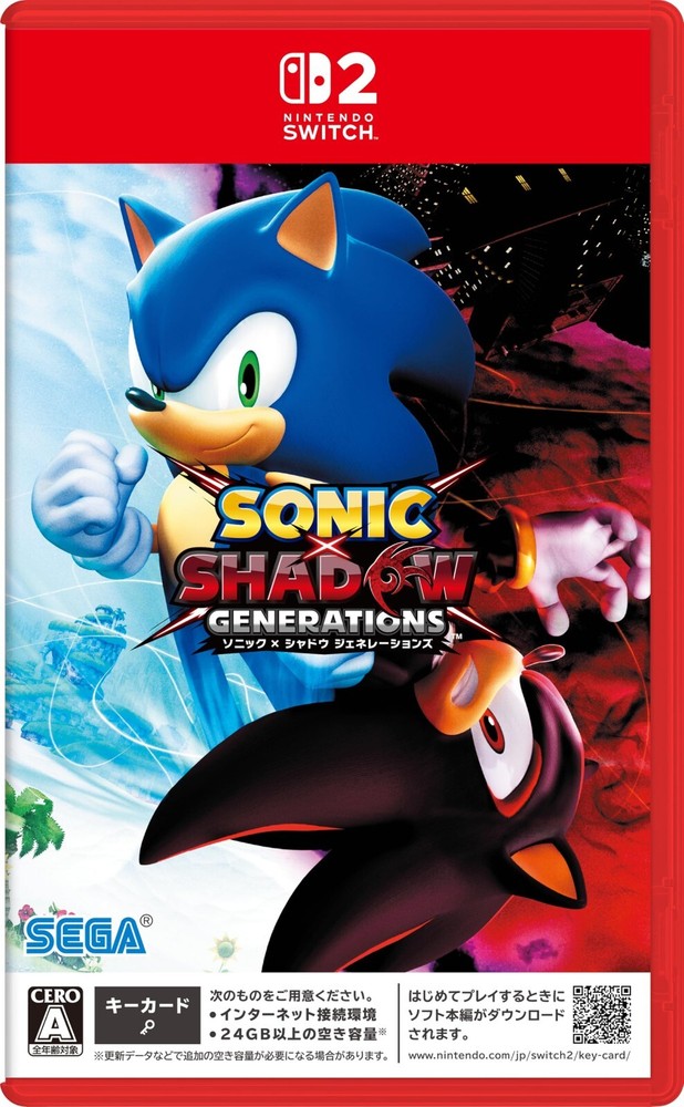 Switch2 SONIC X SHADOW GENERATIONS Eng Sub Multilingual fm Japan w/Tracking
