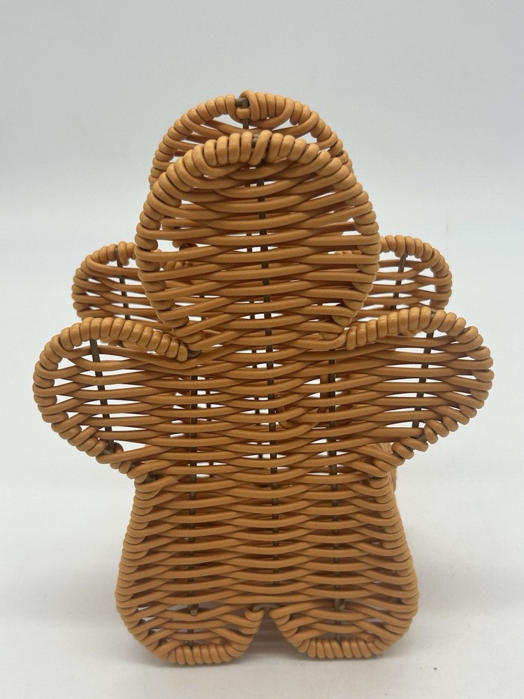 Target Wondershop Orange Wicker Gingerbread Basket Home Decor - 2023