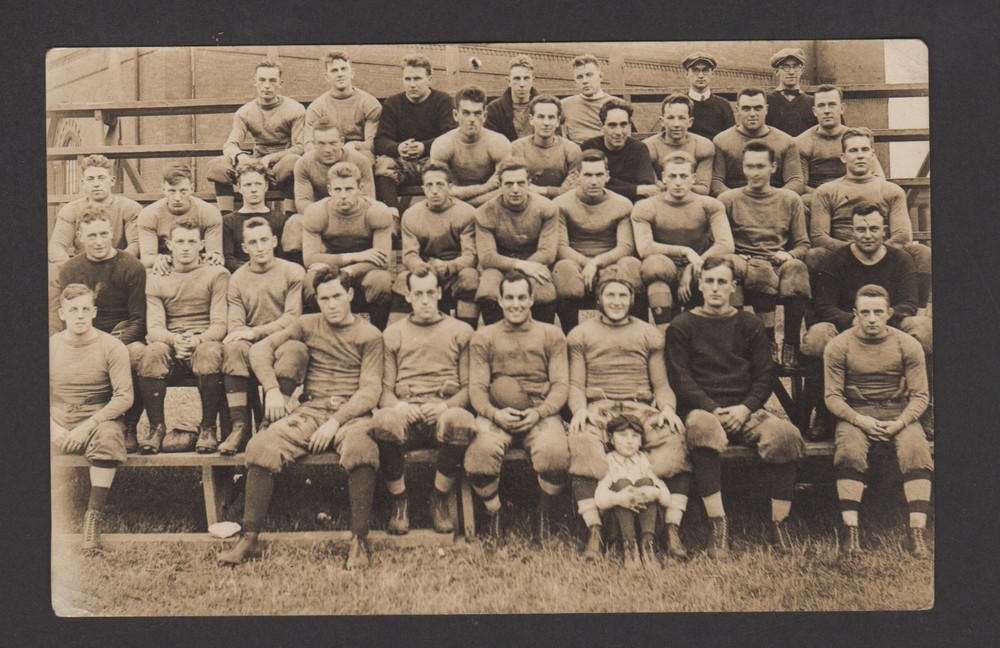 19?? RPPC  Football Team Real Photo Postcard