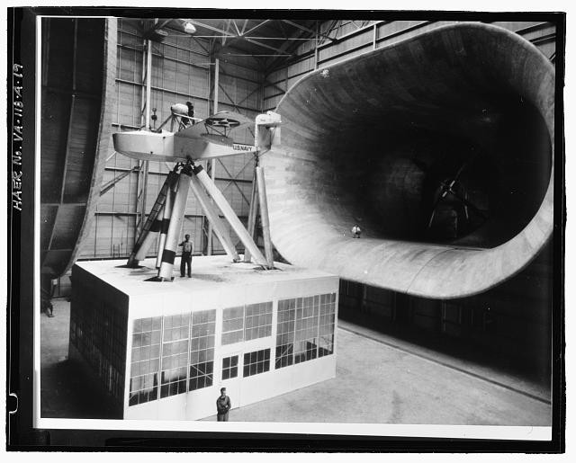 Langley Research Center Virginia 1950s Wind Tunnel NASA Test Model U.S. Navy