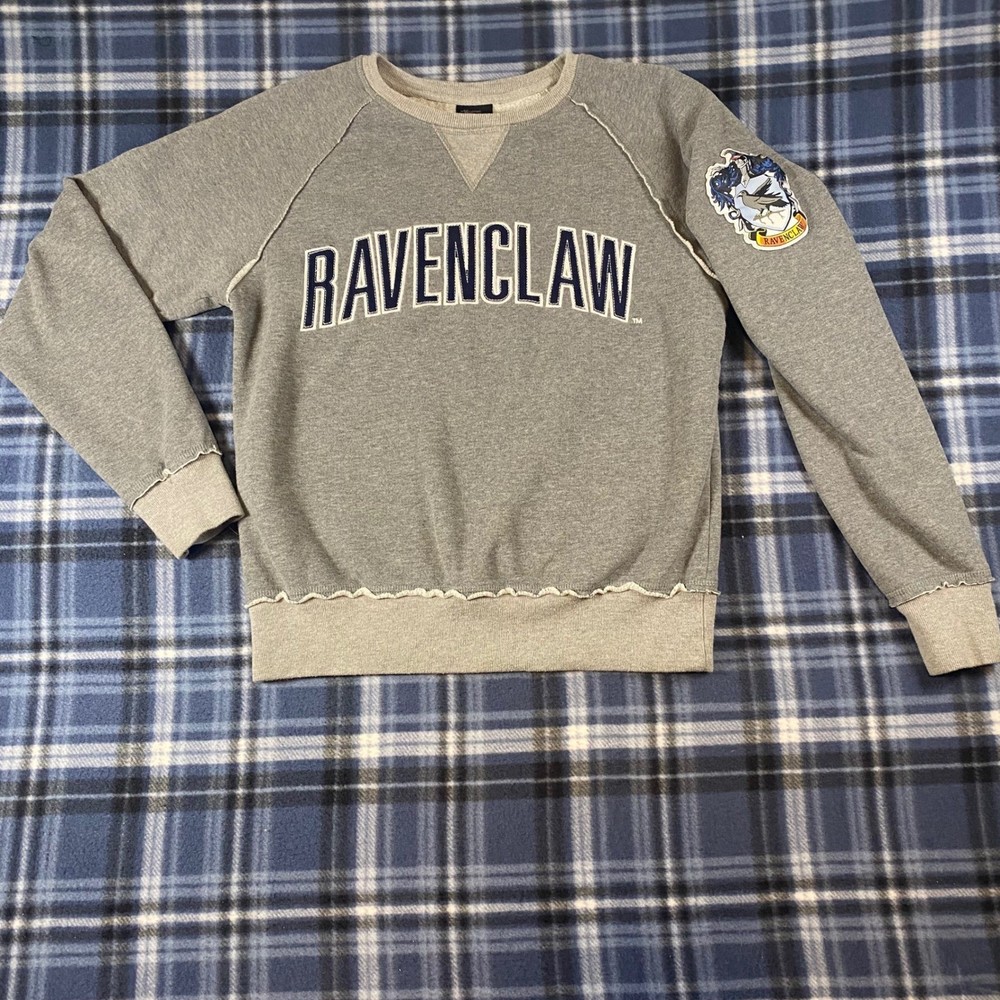 Harry Potter Ravenclaw Sweatshirt Universal Studios Gray Crewneck Small