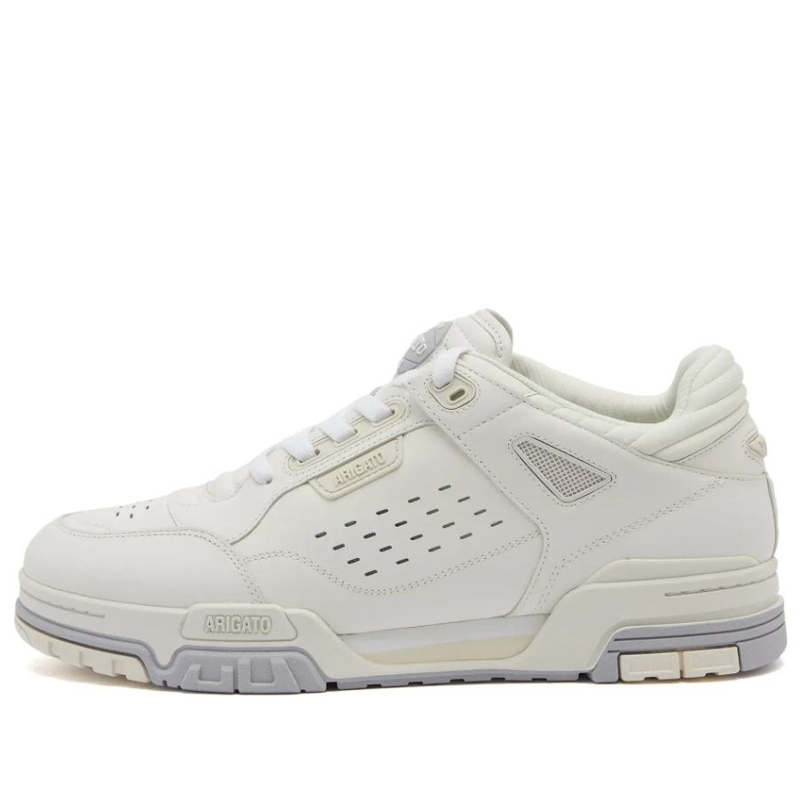 Axel Arigato Mens Trainers Beige Leather Sneakers With Logo - Onyx Size 8