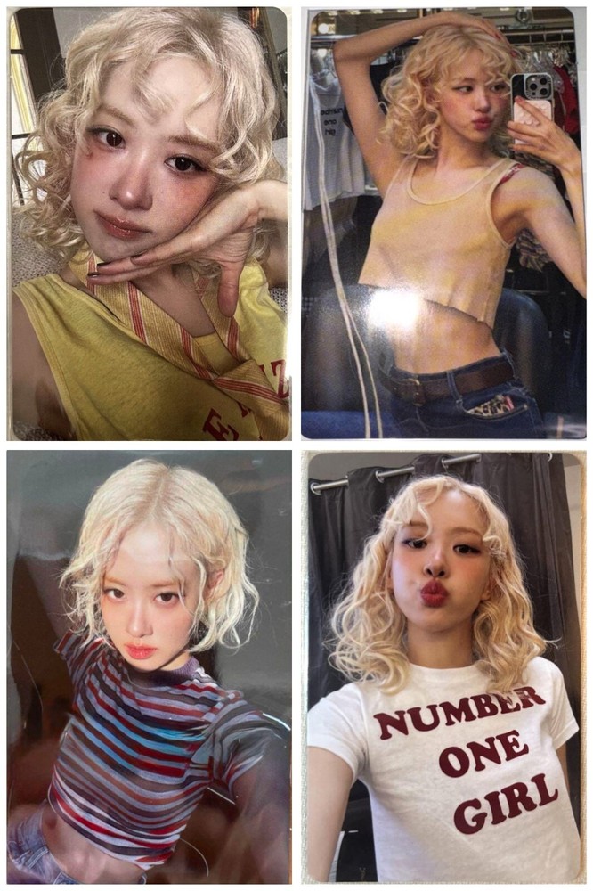 BLACKPINK Rose 1st STUDIO ALBUM rosie Tower Records HMV Official Photocard PC