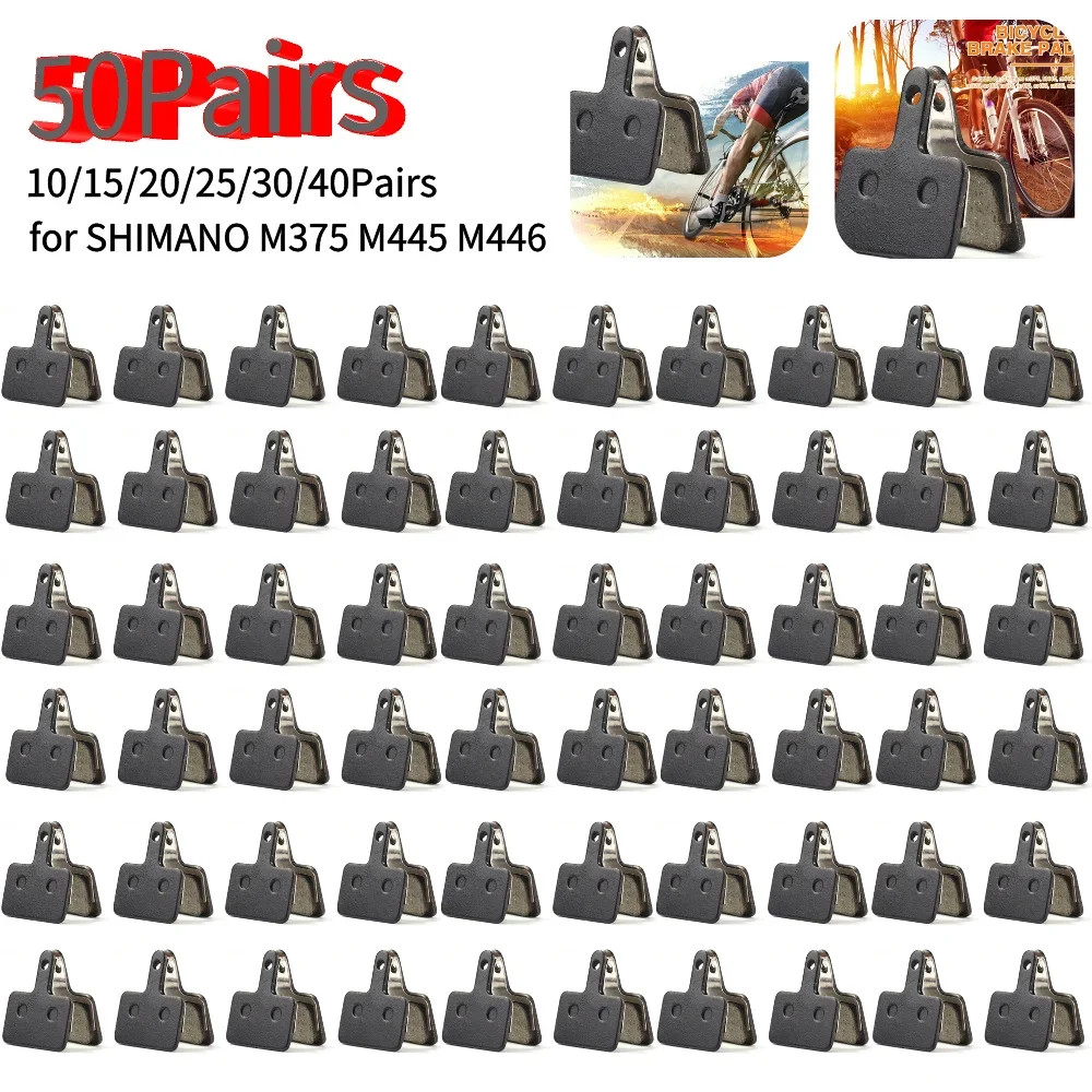 MTB Road Bicycle Disc Brake Pads Resin Semi-Metallic Cycling Brake Pad Parts New