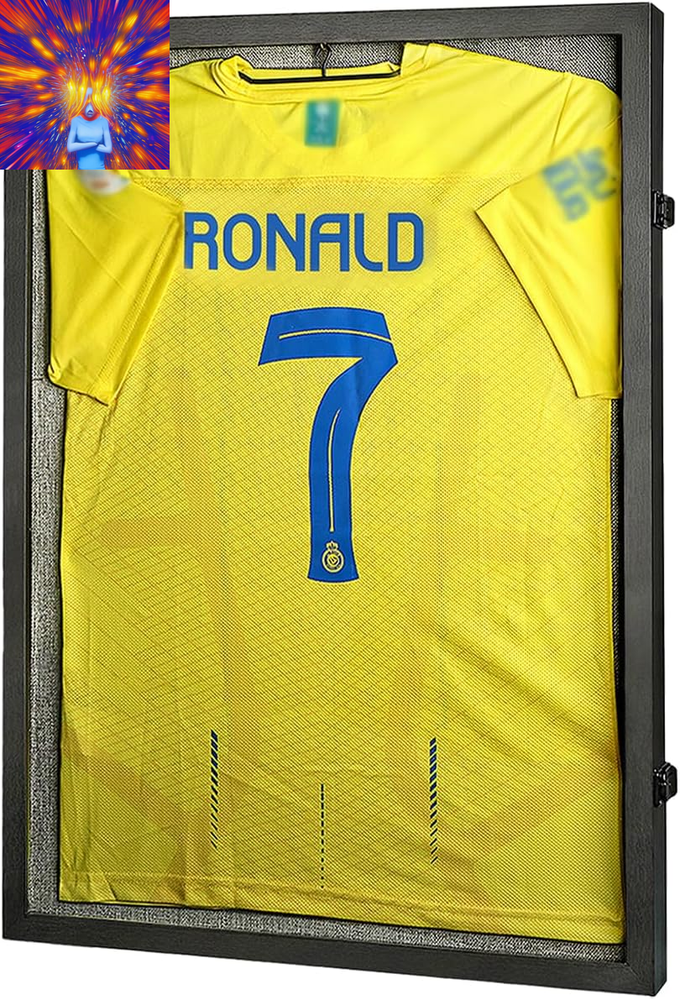 Jersey Frame Display Case – Large Sports Jersey Display Case, Lockable Jersey Sh