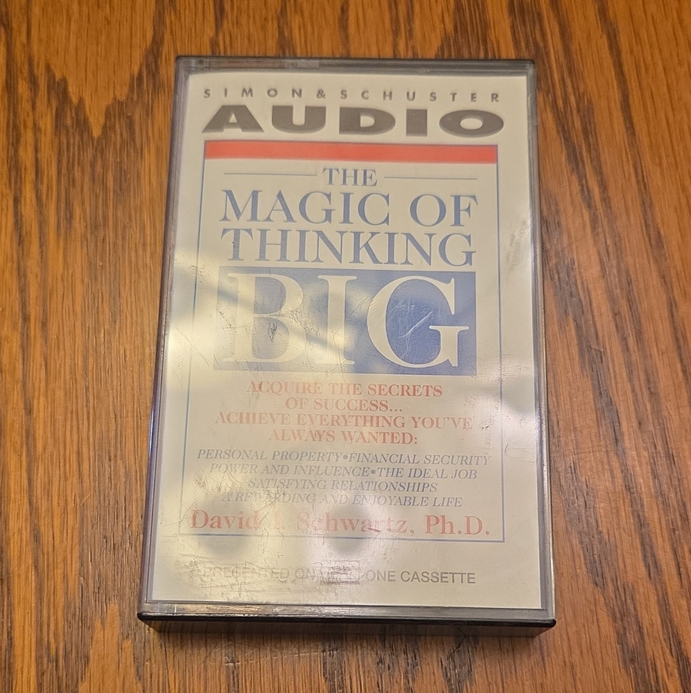 Simon & Schuster Audio The Magic of Thinking Big Abridged Cassette Audiobook