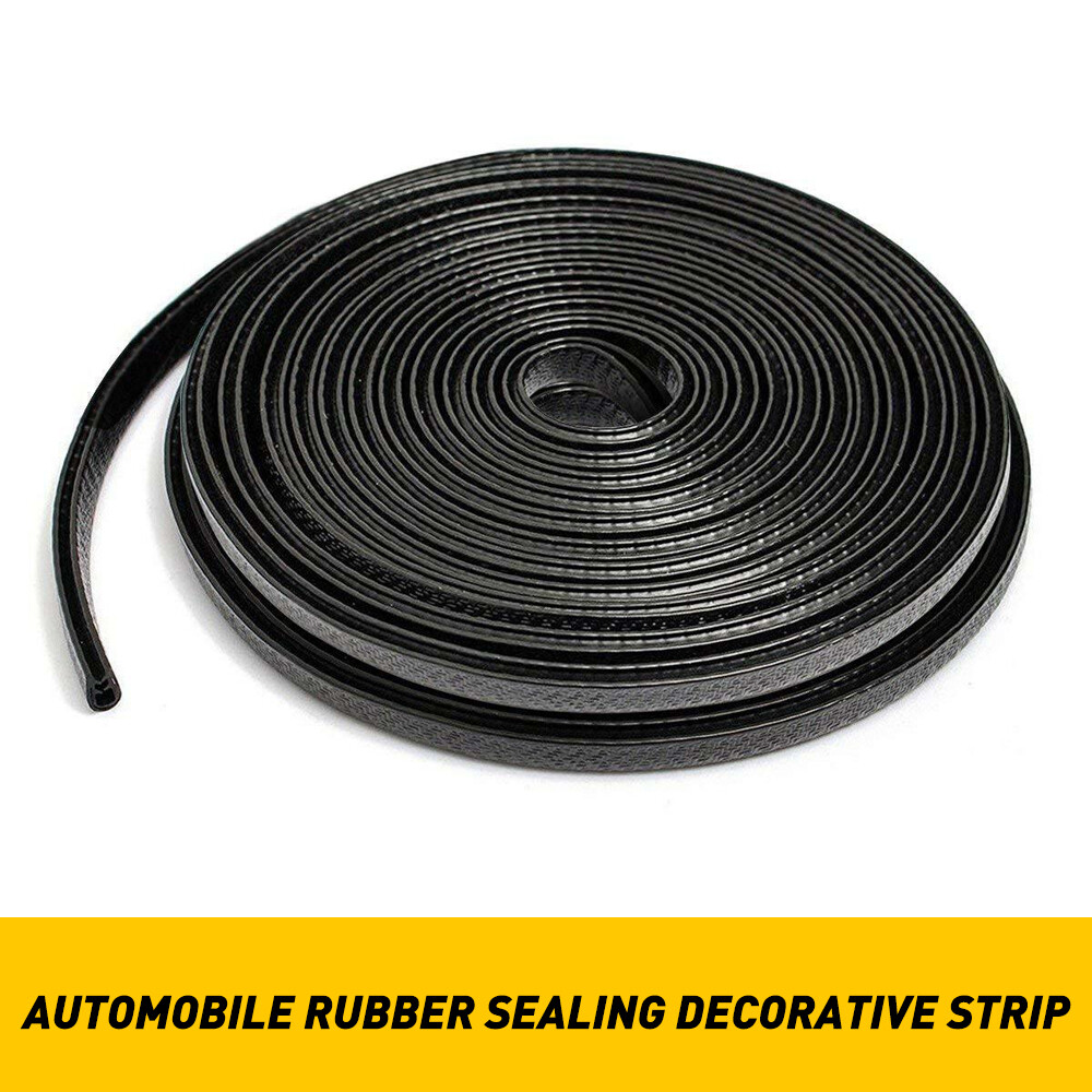 16ft U-Shape Car Door Edge Guard Molding Trim Edge Rubber Strip Seal Protector
