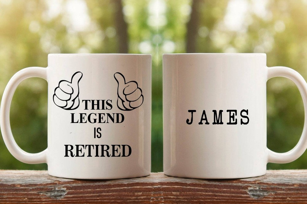 B90 This Legend Is Retired Funny Retirement Gift For Men Coworker Retired Gift