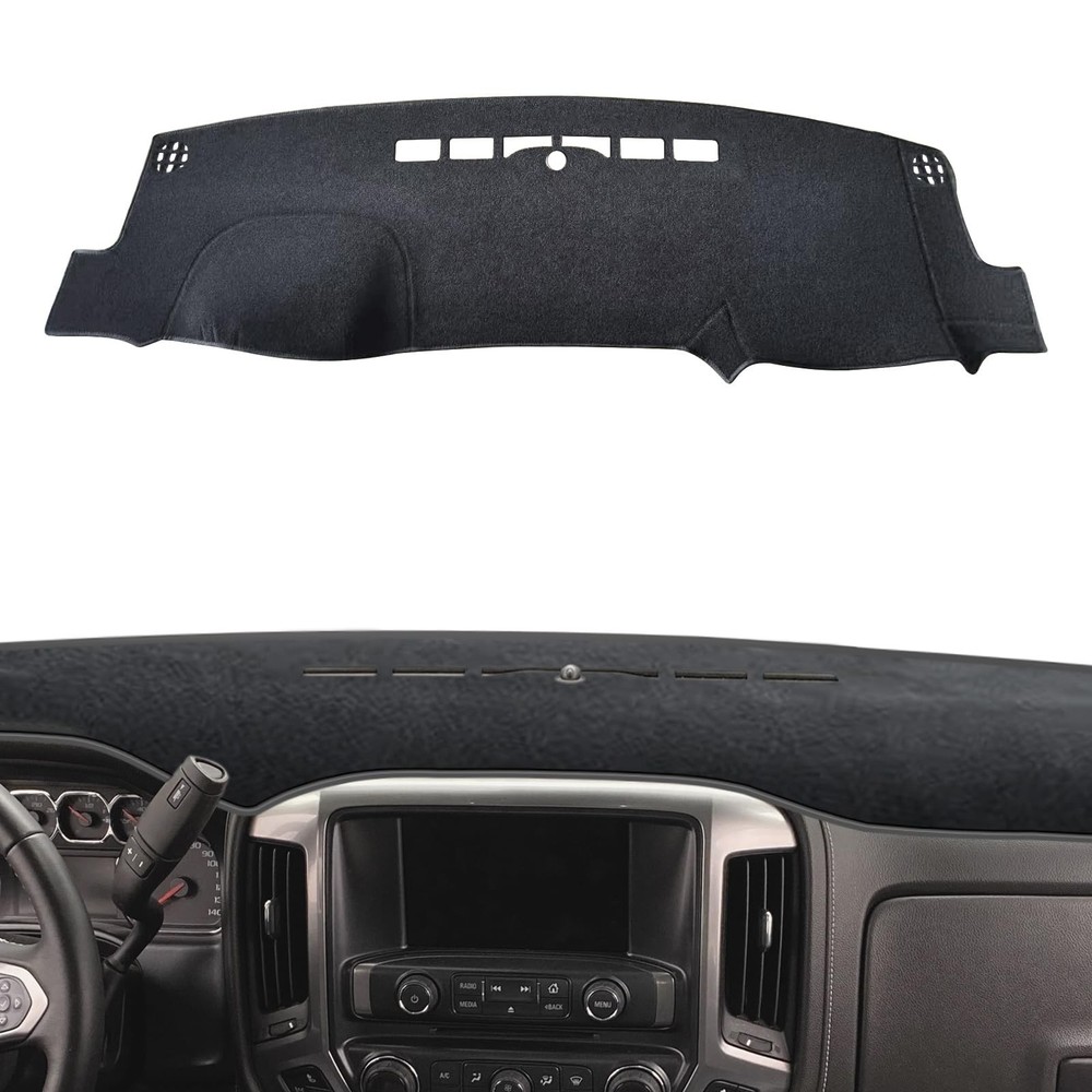 POSAID Dash Cover Dashboard Mats for 2014-2018 Chevy Chevrolet Silverado 1500...