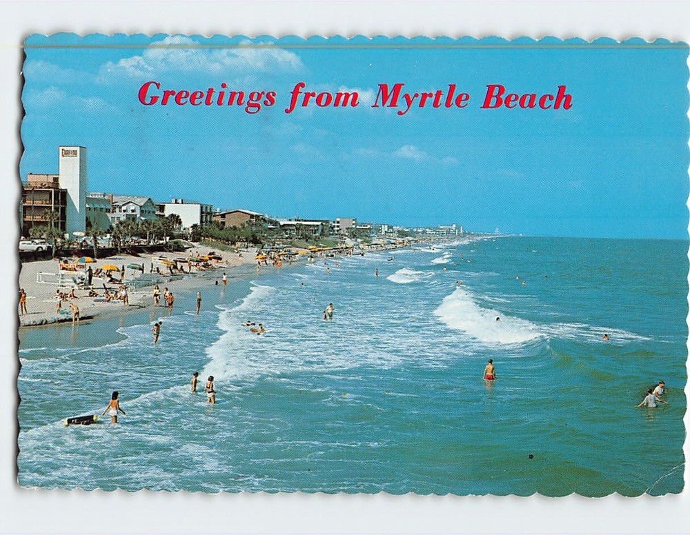 Postcard Greetings from Myrtle Beach South Carolina USA