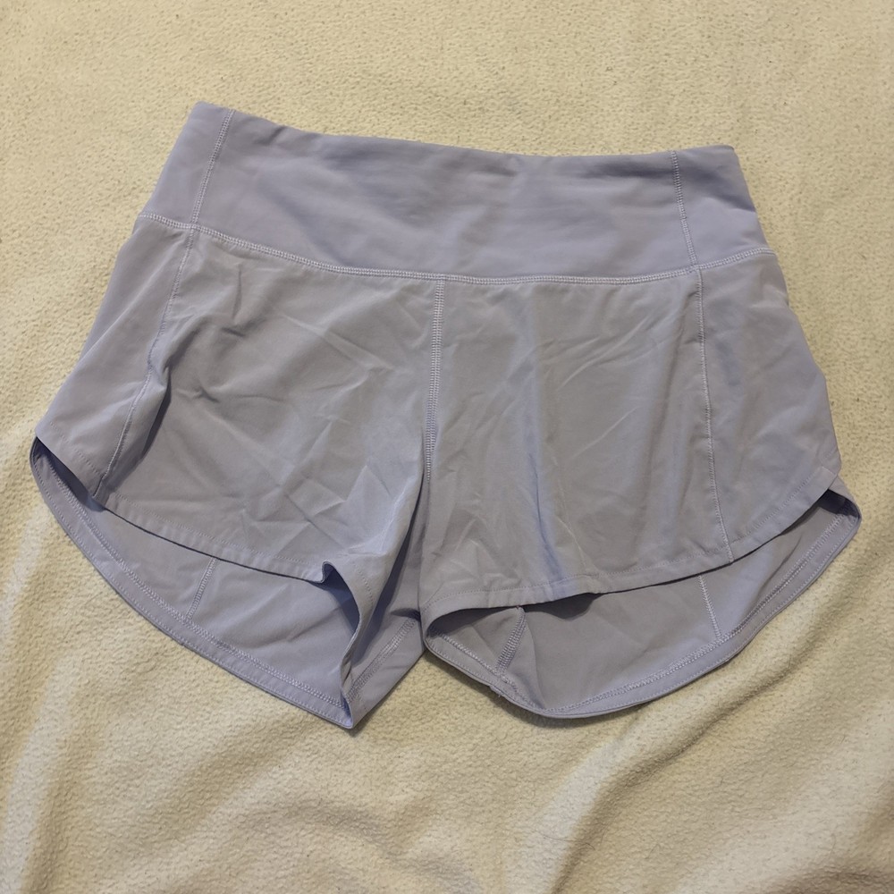 Lululemon Speed Up Shorts Size 4 Lined Purple