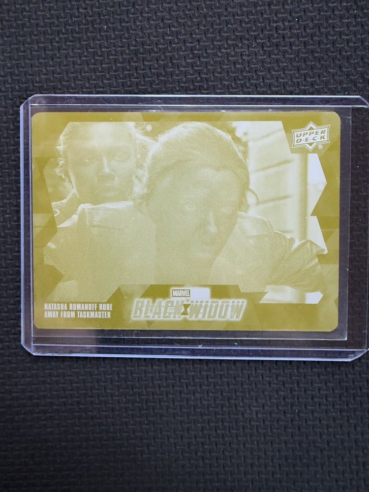 2021 Marvel Black Widow Printing Plate Yellow 1/1 Yelena Belova Natasha Romanoff