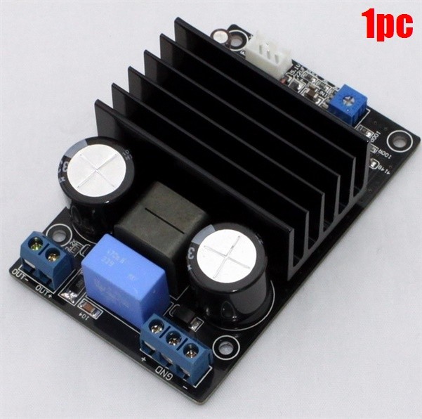 1Pcs IRS2092 Power Amplifier 200W Mono Assembled Board Class D Audio Receiver tp