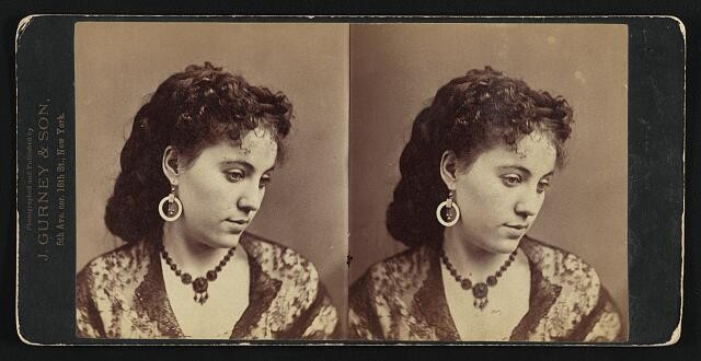 Photo:Clara Morris, American actress, 1847-1925