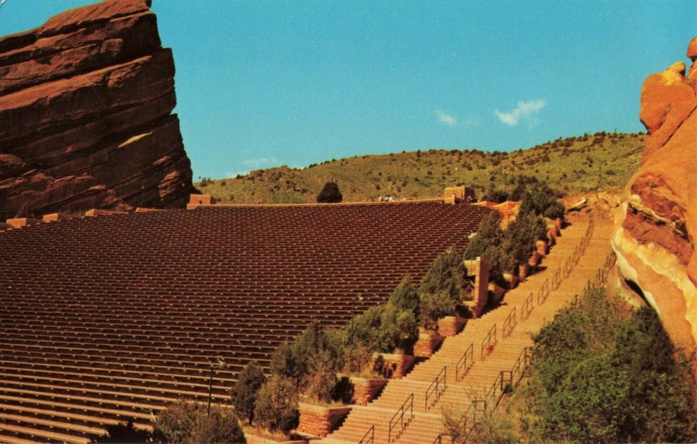 Red Rocks Amphitheater - Denver Mountain Parks - Morrison Colorado CO - Postcard